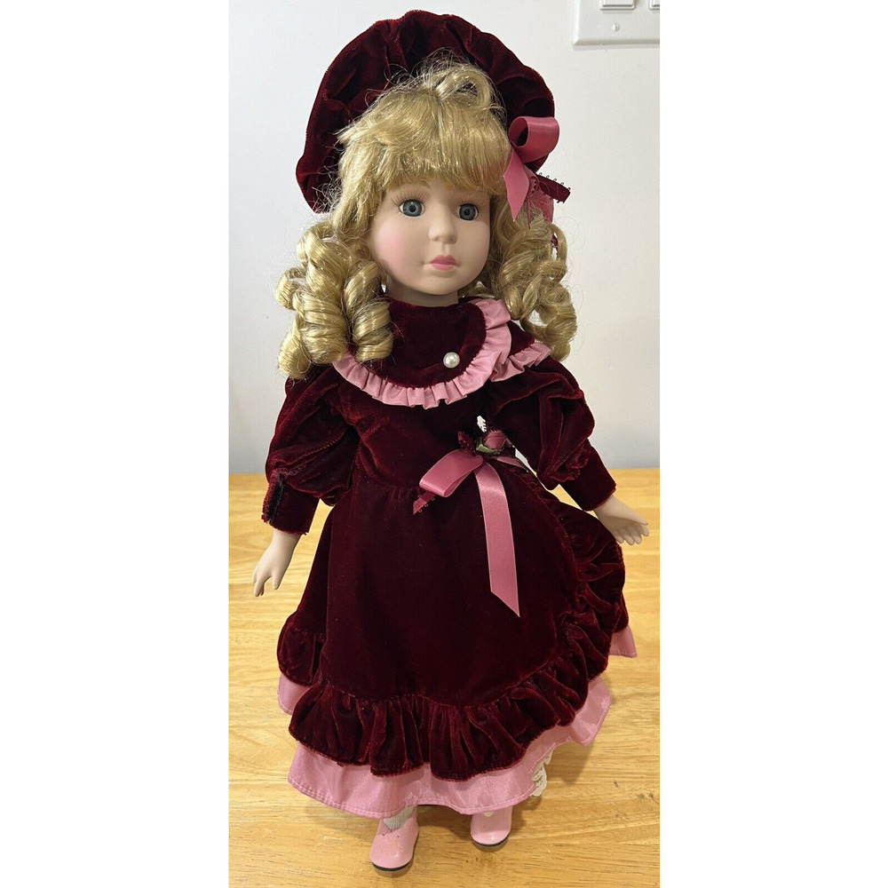 VICTORIAN COLLECTION PORCELAIN DOLL/ LIMITED EDITION MELISSA JANE VINTAGE